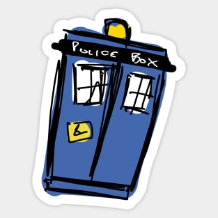 Police Box Sticker